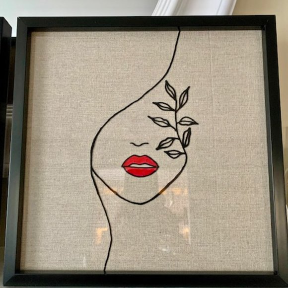 Two Frame Abstract Line art prints - Picture 3 of 3